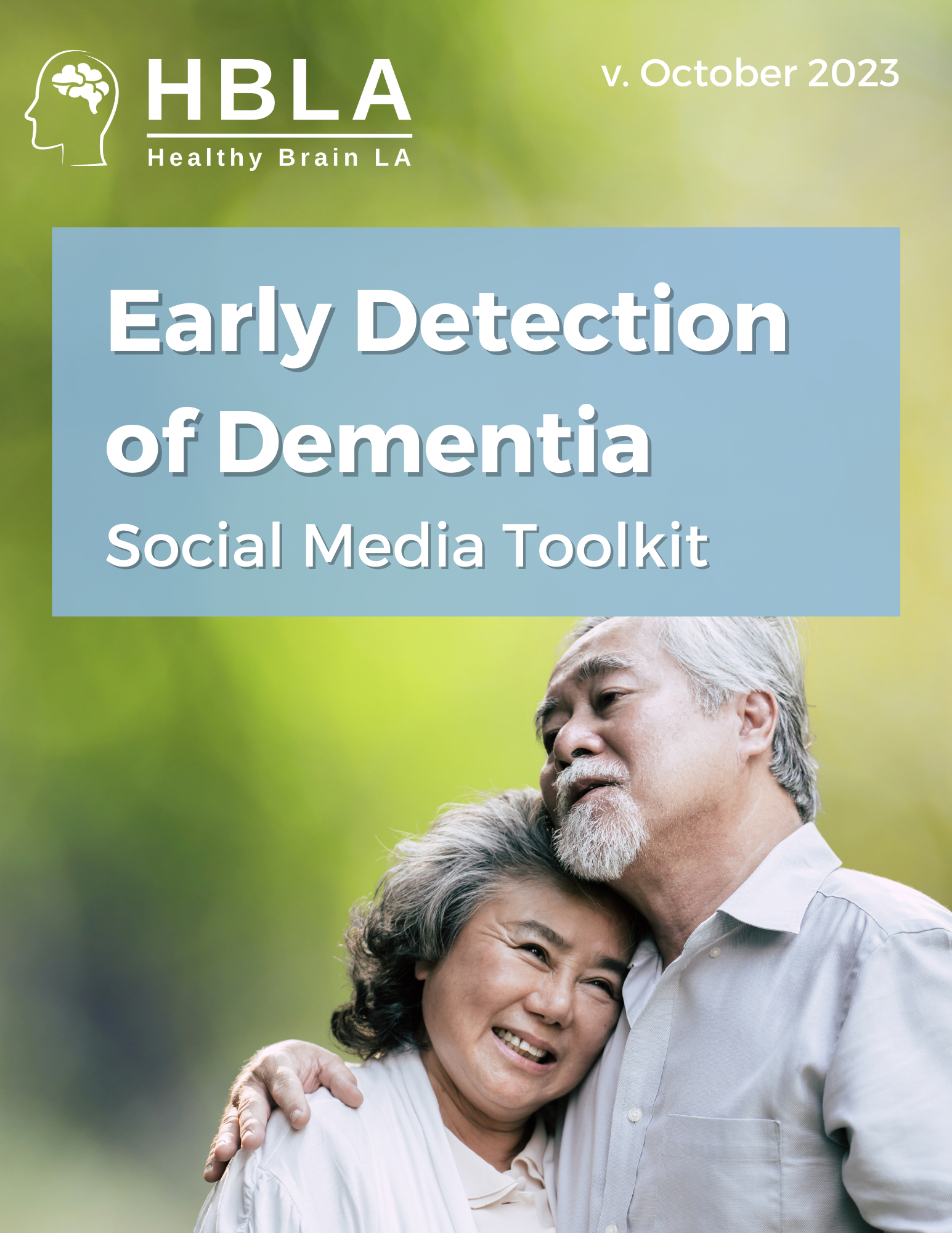 Cover image of Early Detection of Dementia Social Media Toolkit, 2023